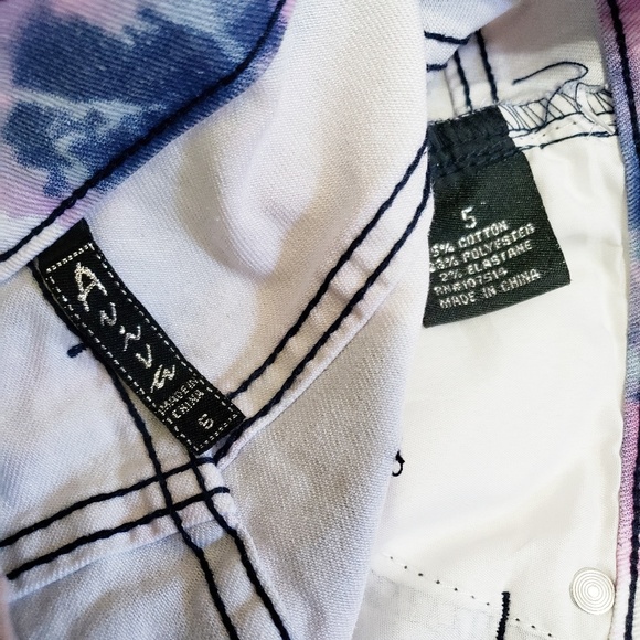 Tie Dyed Skinny Jeans* Aviva *Sz 5* - Picture 5 of 6